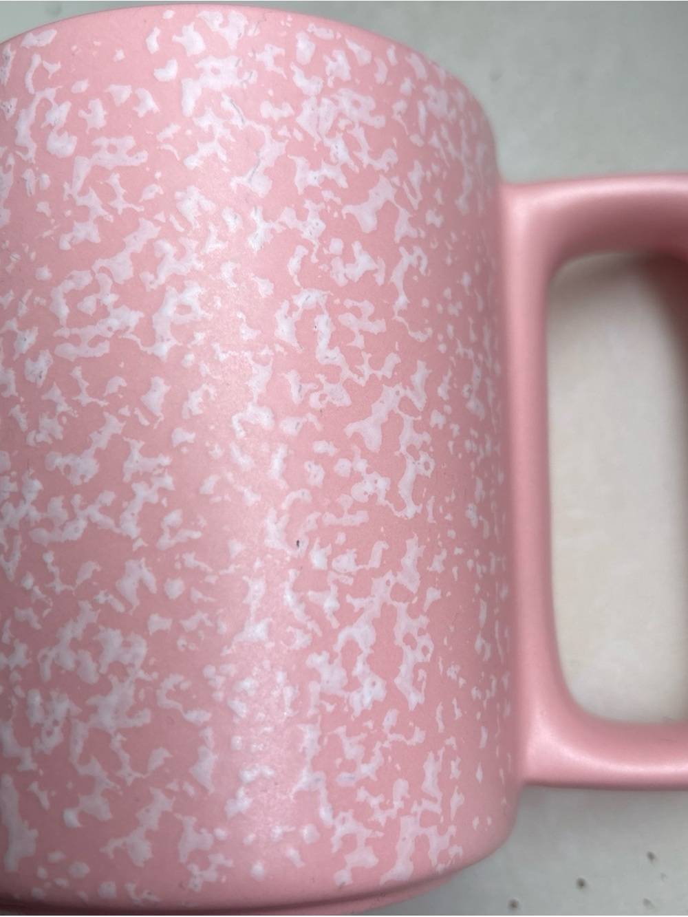 2019 - Starbucks Pink Speckle Pattern Ceramic Mug - Picture 5 of 6